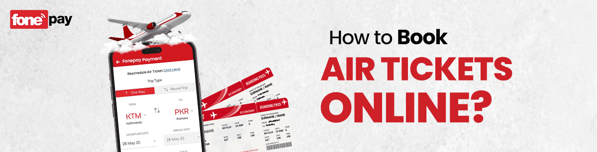 How to Book Air Tickets Online? - Banner Image